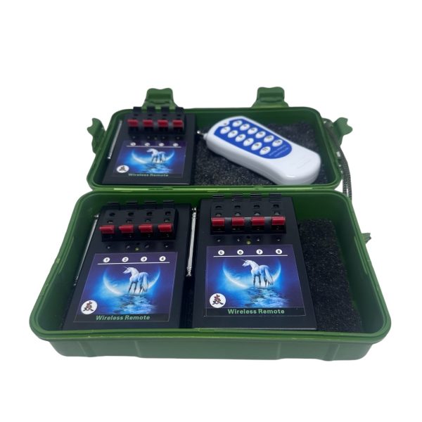Control de seguridad de 12 canales para manejo de pirotecnia.