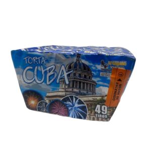 Torta cuba en abanico de 49 tiros.