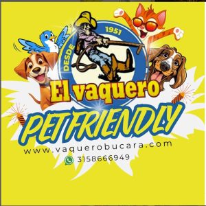 Vaquero amigable con las mascotas